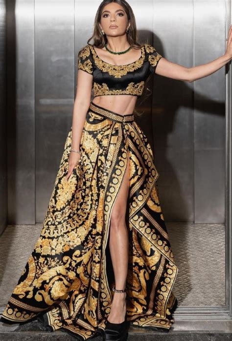 versace lehenga